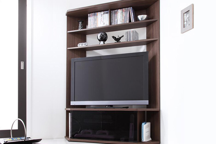 収納抜群のテレビボードをご紹介の画像