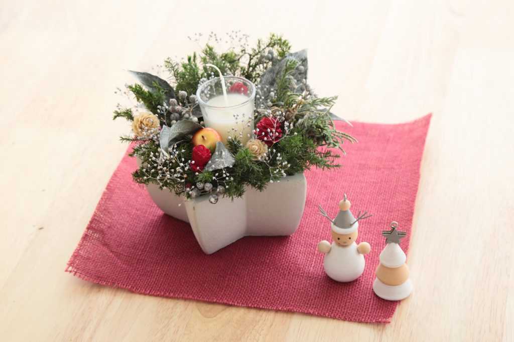作って楽しい飾って可愛い☆クリスマスキャンドルの作り方♪の画像